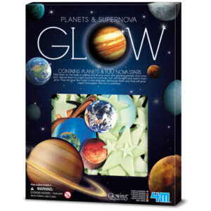 4M Glowing - Leuchtsterne & leuchtende Planeten 100 Teile Mehrfarbig