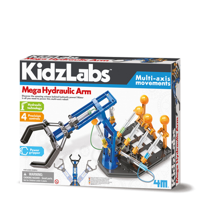 4M KidzLabs - Mega Hydraulik Roboterarm Mehrfarbig