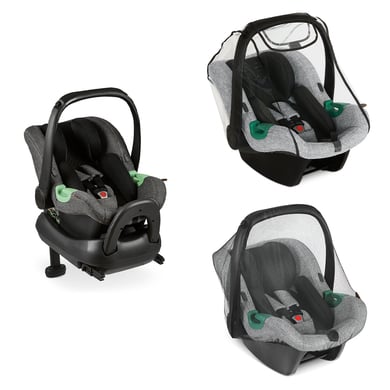 ABC Design Babyschale Tulip Asphalt inkl Isofix Base & Zubehör