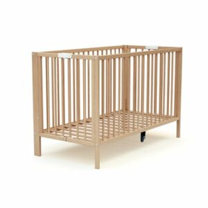 AT4 Babybett klappbar ESSENTIEL Buche lackiert 60 x 120 cm