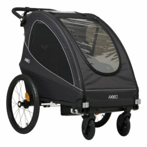 AXKID Kinderfahrradanhänger Grand Tour black