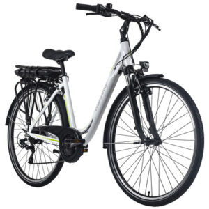 Adore Pedelec E-Bike Cityfahrrad 28'' Adore Versailles weiß-grün weiß