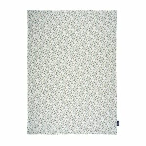 Alvi® Babydecke Petit Fleurs grün/weiß 75 x 100 cm