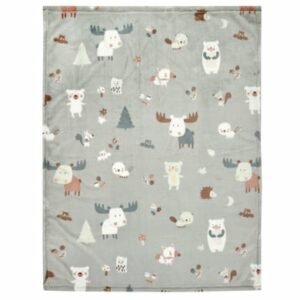 Alvi Microfaserdecke Baby Forest 75 x 100 cm