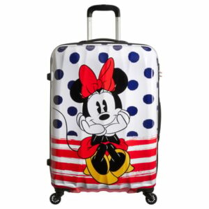 American Tourister Disney Alfatwist 2.0 - 4-Rollen-Trolley L 75/28 Minnie blue Dots