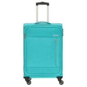 American Tourister Heat Wave - 4-Rollen-Trolley M 68 cm aqua blue