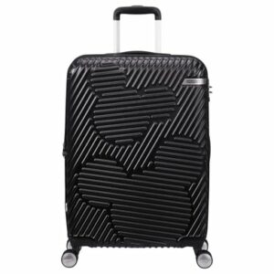 American Tourister Mickey Clouds - 4-Rollen-Trolley 66 cm erw. Mickey True Black