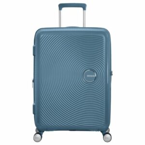 American Tourister Soundbox - 4-Rollen-Trolley 67 cm erw. stone blue