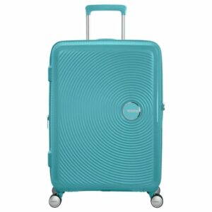 American Tourister Soundbox - 4-Rollen-Trolley 67 cm erw. turquoise