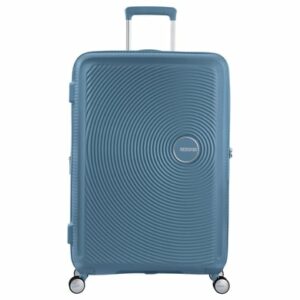 American Tourister Soundbox - 4-Rollen-Trolley L 77 cm erw. stone blue