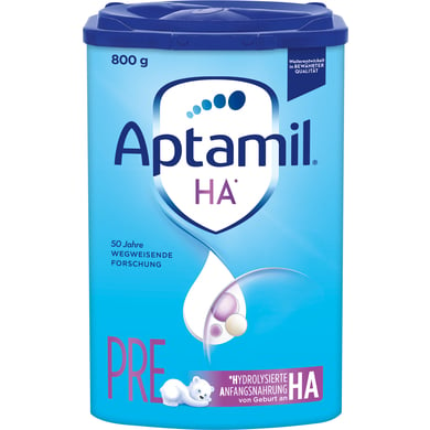 Aptamil Anfangsmilch HA PRE mit hydrolisiertem Eiweiß 800 g ab der Geburt