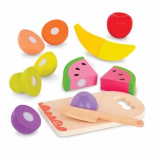 B.TOYS B. Chop 'n' Play -  Holz-Obst mit Klettverbindung inkl. Schneidebrett 14-teilig 1