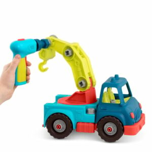 B.TOYS B. Happy Cruisers Kranwagen zum Bauen Mehrfarbig