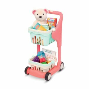 B.TOYS B. Shop & Glow - Musikalischer Einkaufswagen mit Teddybär 1