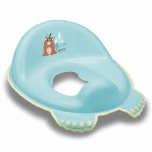 BABYKAJO Baby Toiletten Trainer mit Anti - Rutsch Beschichtung bärchen - blau