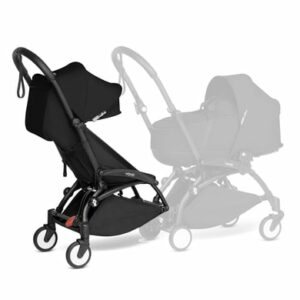 BABYZEN Kinderwagen YOYO 6+ connect Black mit Textilset Black