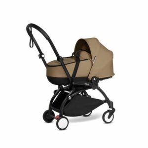 BABYZEN Kinderwagen YOYO2 0+ Black mit Liegewanne Toffee