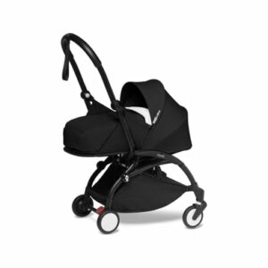 BABYZEN Kinderwagen YOYO2 0+ Black mit Neugeborenenaufsatz Black