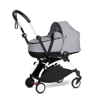 BABYZEN Kinderwagen YOYO2 0+ White mit Liegewanne Stone