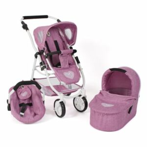 BAYER CHIC 2000 3 in 1 Kombi EMOTION ALL IN Jeans pink