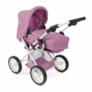 BAYER CHIC 2000 Kombi-Puppenwagen LENI Jeans pink