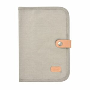 BEABA® Hülle für Gesundheitsheft - Canvas Perlengrau