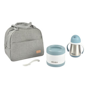 BEABA® Mahlzeit-Taschen Set On-the-go - windisches blau