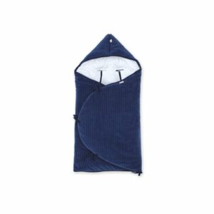 BEMINI Baby nest ausgekleidet Pady velvet + jersey Navy