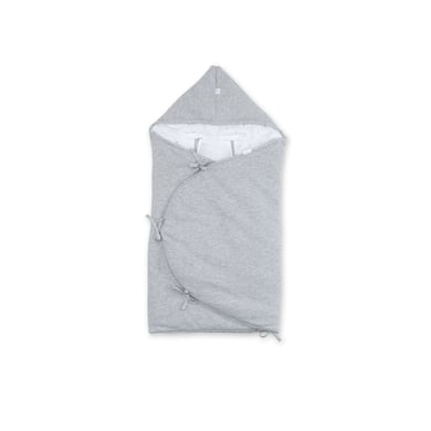 BEMINI Baby nest ausgekleidet Pady waffle + jersey bio Mix grey