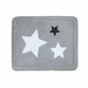 BEMINI Laufstalleinlage Krabbeldecke Pady softy + terry Little stars print grizou