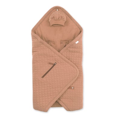 BEMINI Wickeldecke Pady quilted + jersey Beige