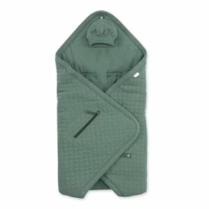 BEMINI Wickeldecke Pady quilted + jersey Green