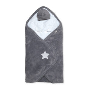 BEMINI Wickeldecke Pady softy + jersey Little stars print pingu