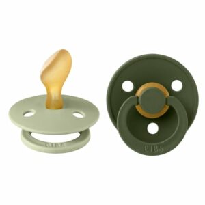 BIBS® Schnuller Colour Anatomischer Sauger 6-18 Monate Sage & Hunter Green 2 Stk.