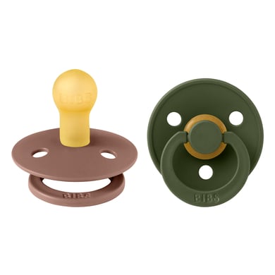 BIBS® Schnuller Colour Woodchuck/Hunter Green 0-6 Monate