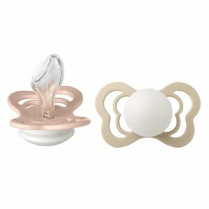 BIBS® Schnuller Couture Blush und Vanilla Glow Silikon 6-36 Monate