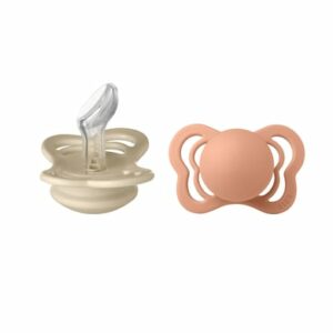 BIBS® Schnuller Couture Vanilla / Peach Silikon 0-6 Monate