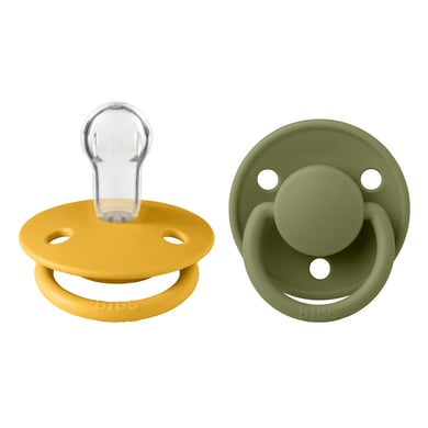 BIBS® Schnuller De Lux Honey Bee/Olive 0-36 Monate