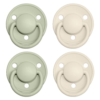 BIBS® Schnuller De Lux Ivory / Sage 0-36 Monate