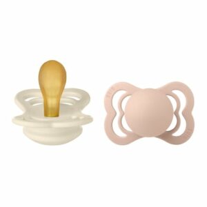 BIBS® Schnuller Supreme Latex Blush/Ivory 0-6 Monate