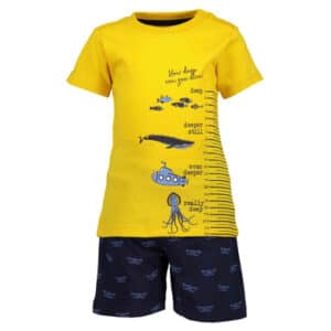 BLUE SEVEN Girls 2er Set T-Shirt + Shorts Dotter