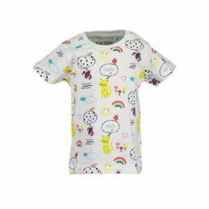 BLUE SEVEN Girls T-Shirt weiss Rainbow