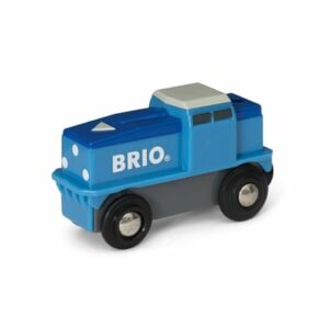 BRIO® WORLD Blaue Batterie - Frachtlok 33130