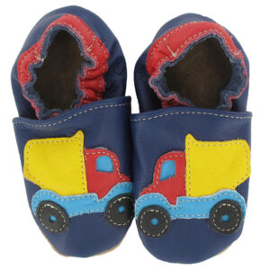 BaBice Krabbelschuh LKW blau