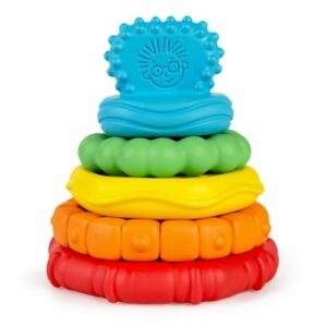 Baby Einstein Stack & Teethe™ Multi-Textur Beißring-Spielzeugset