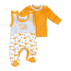 Baby Sweets 2tlg Set Strampler + Shirt Little Fox weiß orange