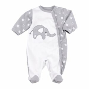 Baby Sweets Schlafanzug Little Elephant weiß grau
