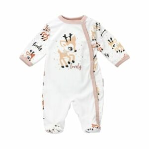 Baby Sweets Schlafanzug Lovely Deer beige weiß braun