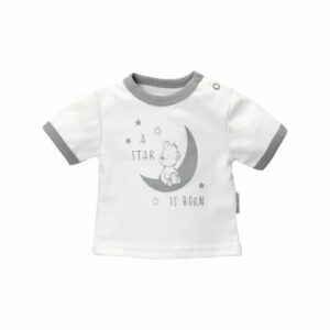 Baby Sweets Shirt Kurzarm A star is born weiß grau