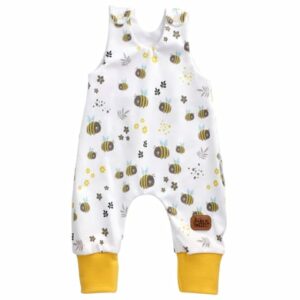 Baby Sweets Strampler Lieblingsstücke Tierwelten gelb weiß